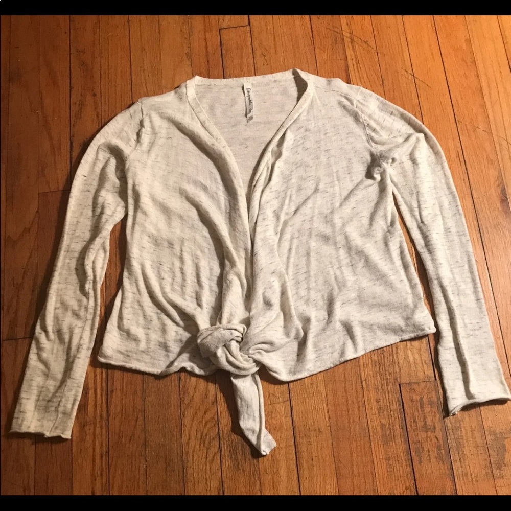 Aeropostale Front Tie Light Cardigan